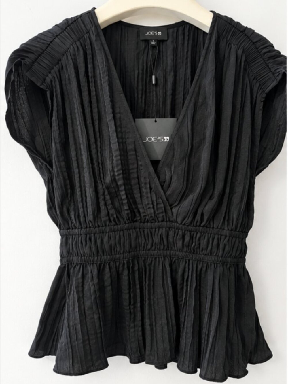 *NEW* SATIN DEEP VEE TOP